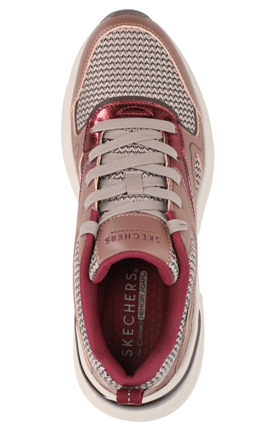 SKECHERS Hazel Metallic Soiree Lace Up Sneakers — view 4