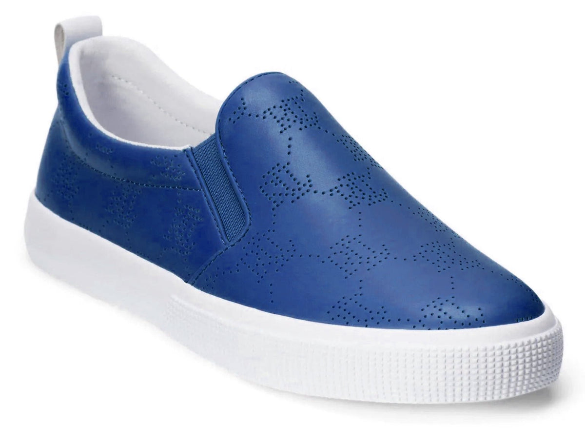 RALPH LAUREN Haddley Logo Leather Slip-On Trainer — view 2