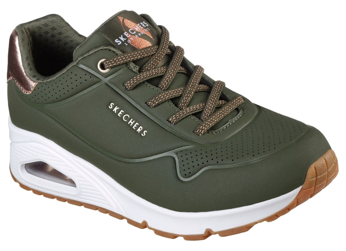 Skechers Uno Shimmer Away Sneakers — view 2