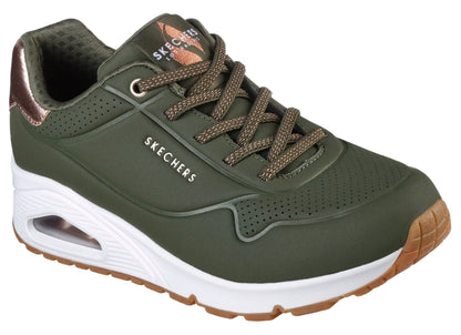Skechers Uno Shimmer Away Sneakers — view 2