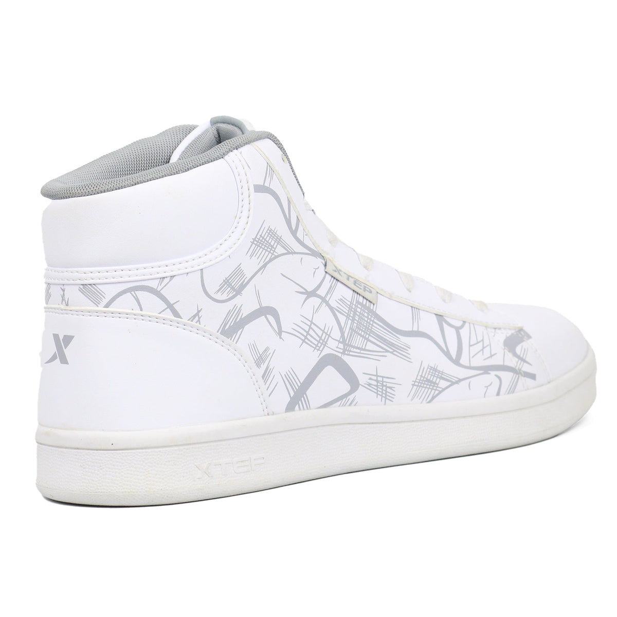XTEP Men's High-Top Casual Sports Sneakers WTGY — view 3
