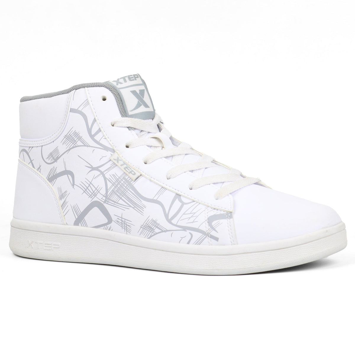 XTEP Men's High-Top Casual Sports Sneakers WTGY — view 2