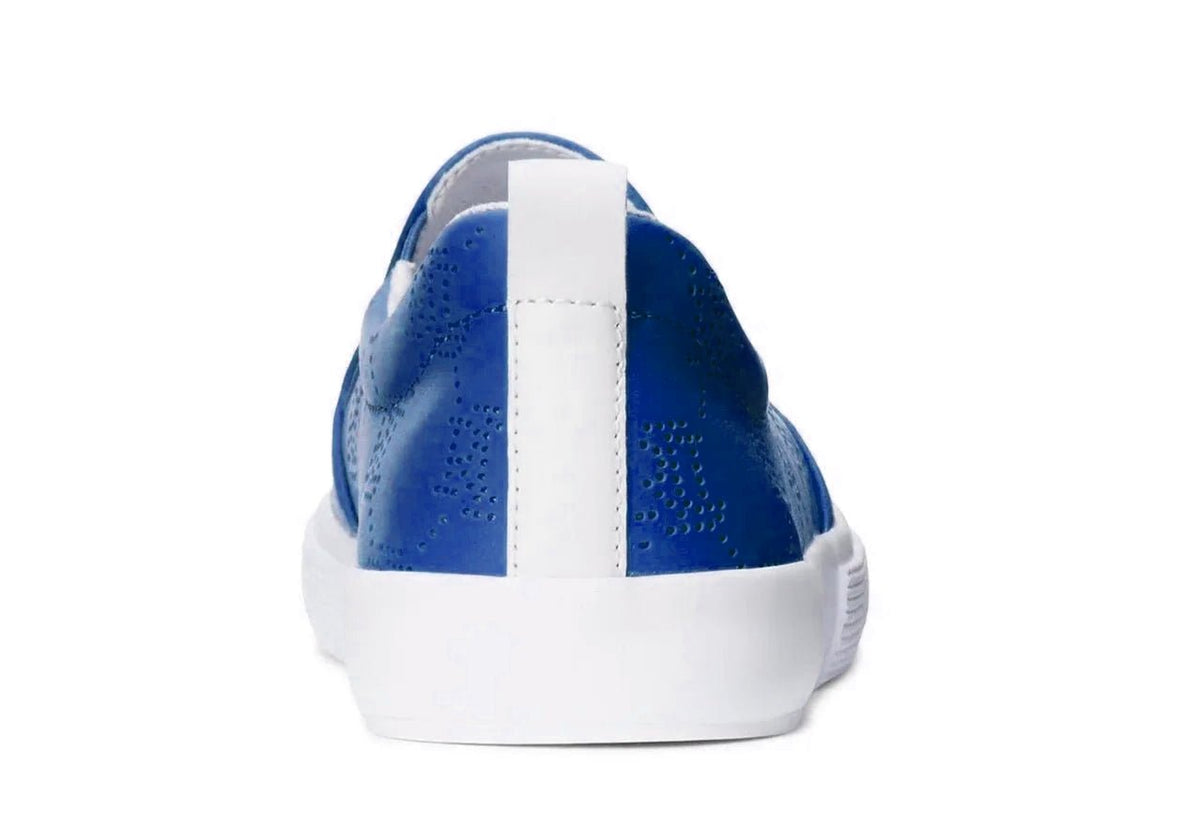 RALPH LAUREN Haddley Logo Leather Slip-On Trainer — view 3