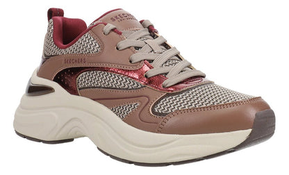 SKECHERS Hazel Metallic Soiree Lace Up Sneakers — view 2