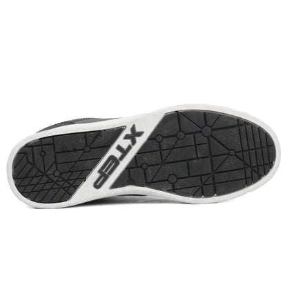 XTEP Low-Cut Men's Skateboarding Shoes BKGY — view 4