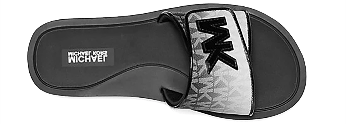 Michael Kors Palmer Ombré Signature Logo Slide — view 3