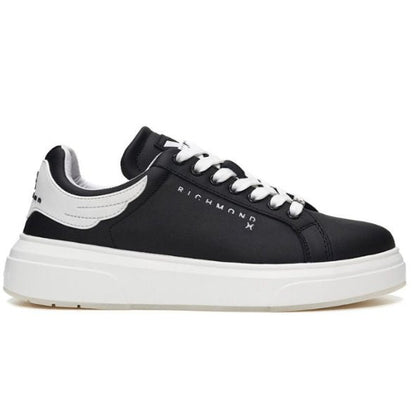 John Richmond 20007Cp Leather Sneakers Bkw — view 1