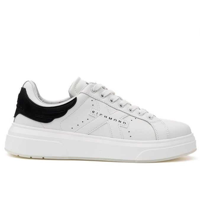 John Richmond 22203 Leather Sneakers Wt — view 1