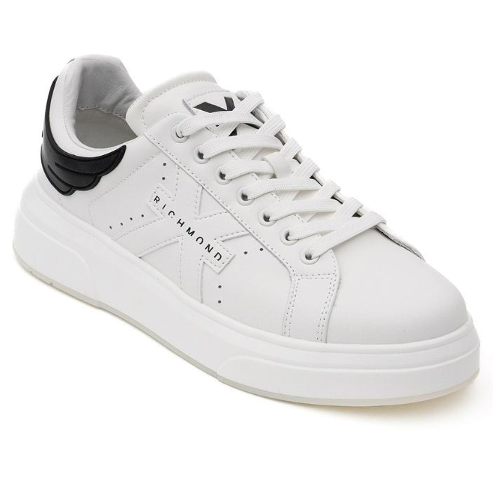 John Richmond 22203 Leather Sneakers Wt — view 2