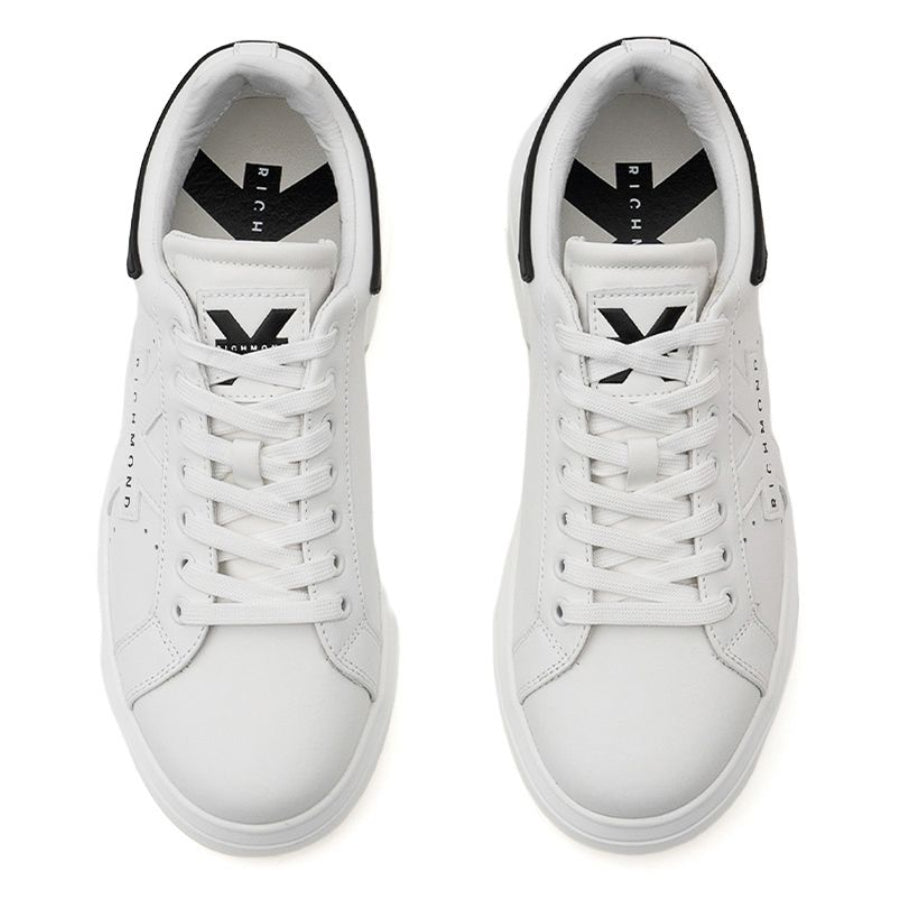 John Richmond 22203 Leather Sneakers Wt — view 3