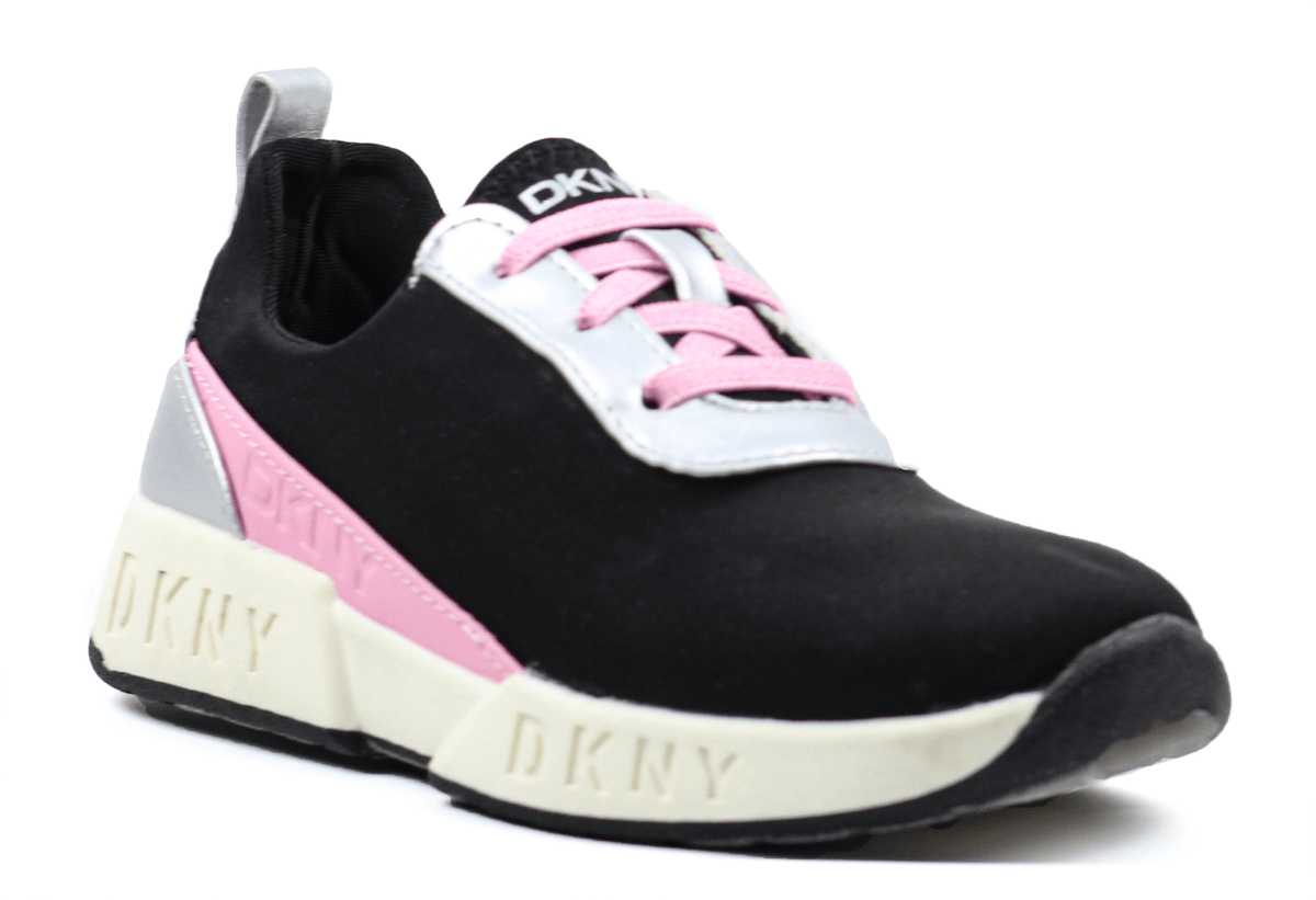 DKNY Kid Girl Faux Lace Sneakers — view 2