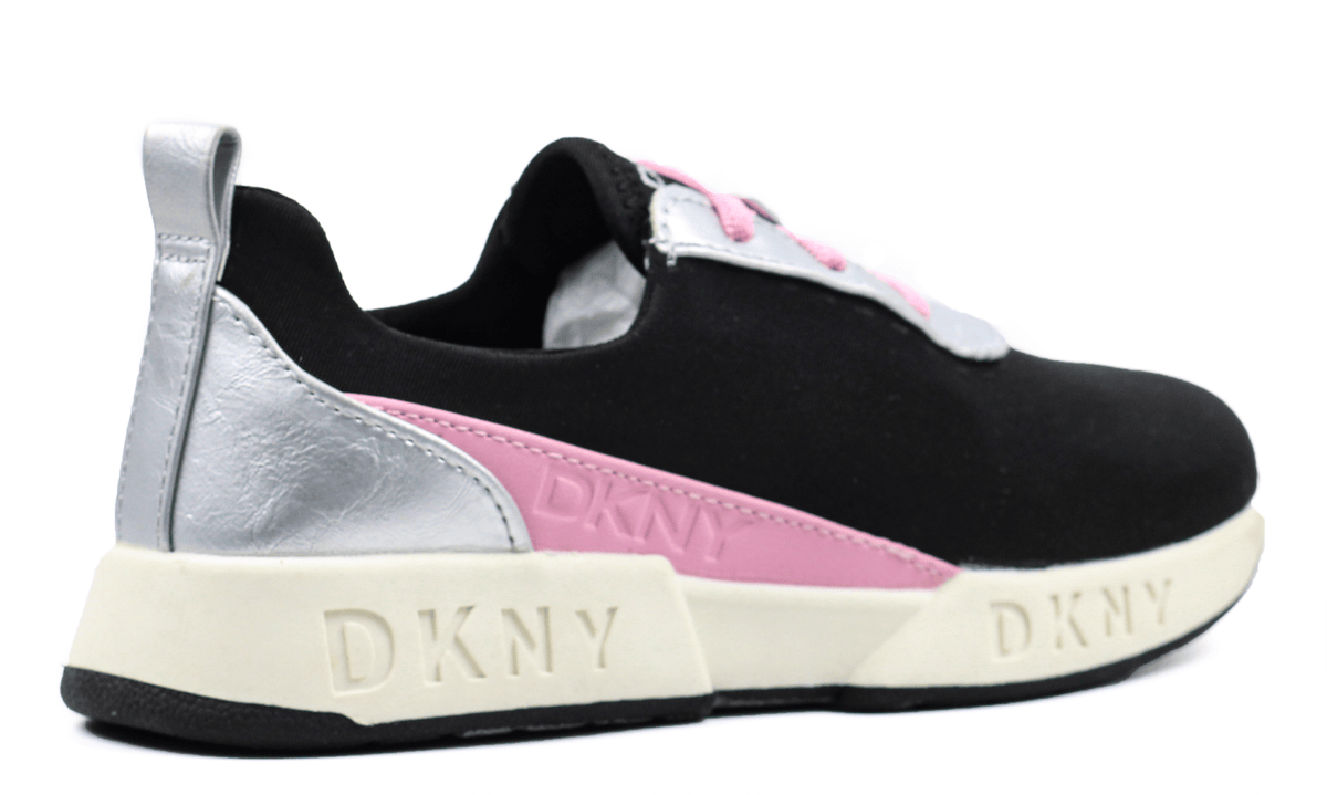 DKNY Kid Girl Faux Lace Sneakers — view 3