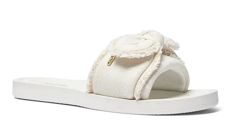 Michael Kors Betsy Distressed Bow Slide — view 2