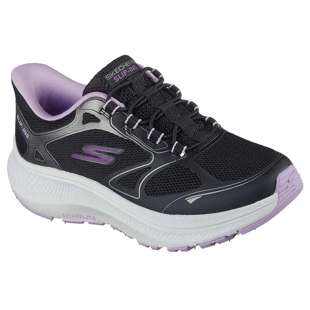 SKECHERS Slip-Ins: GOrun Consistent 2.0 - Quick Burst BLK — view 2