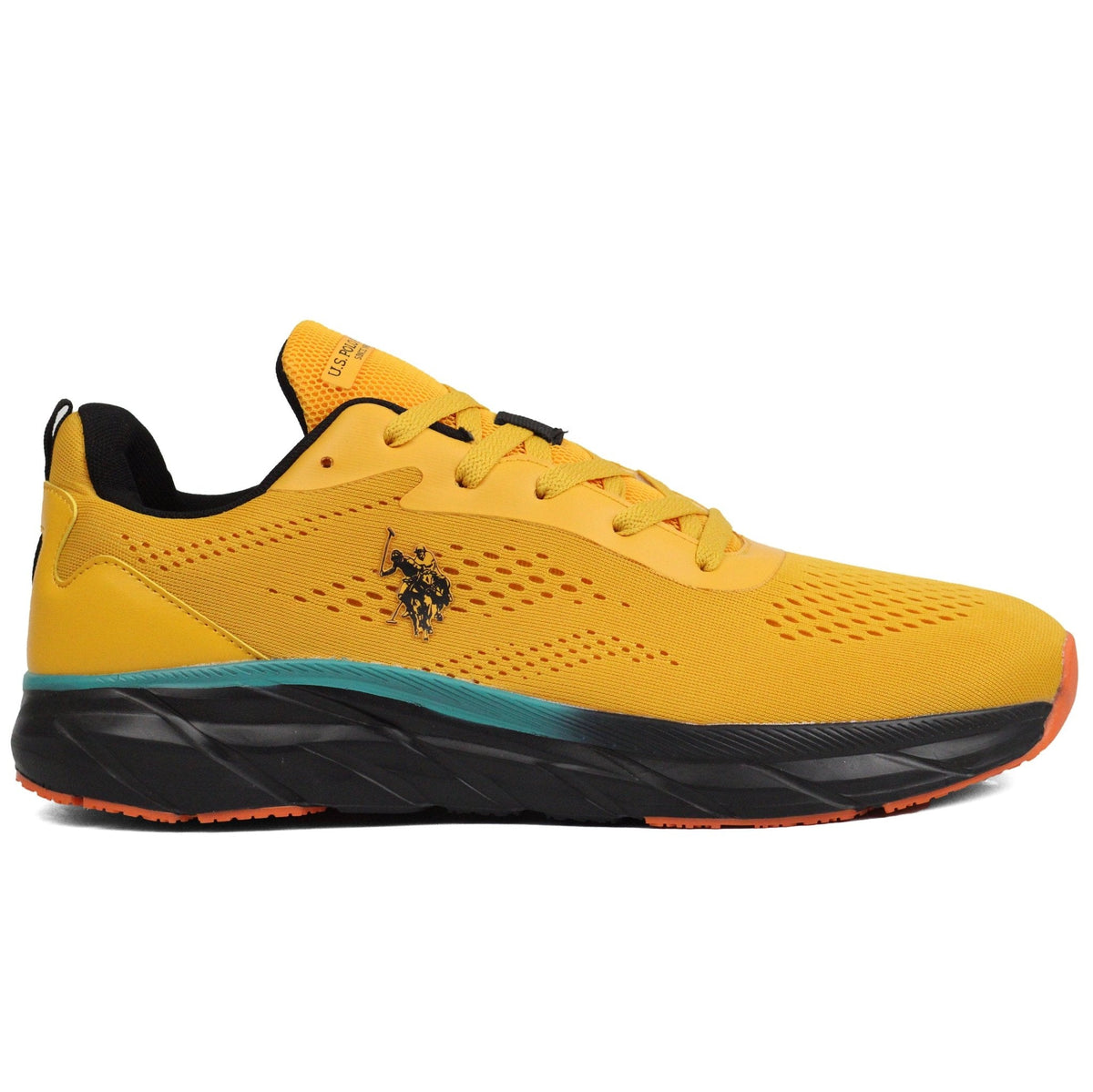 U. S POLO ASSN Stran Sneakers Shoes YLW — view 1
