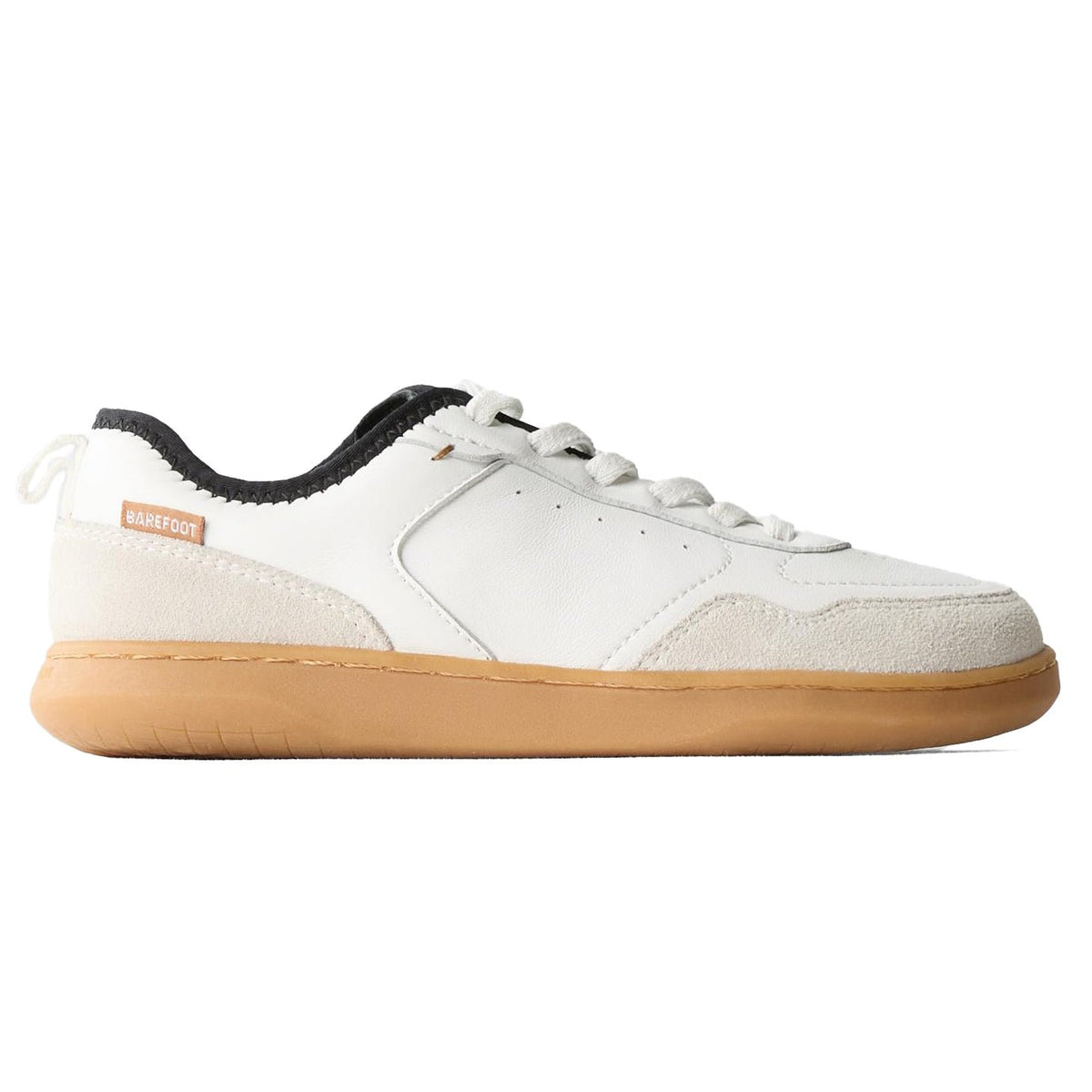 ZARA Leather Barefoot Trainers Sneakers Wt — view 1