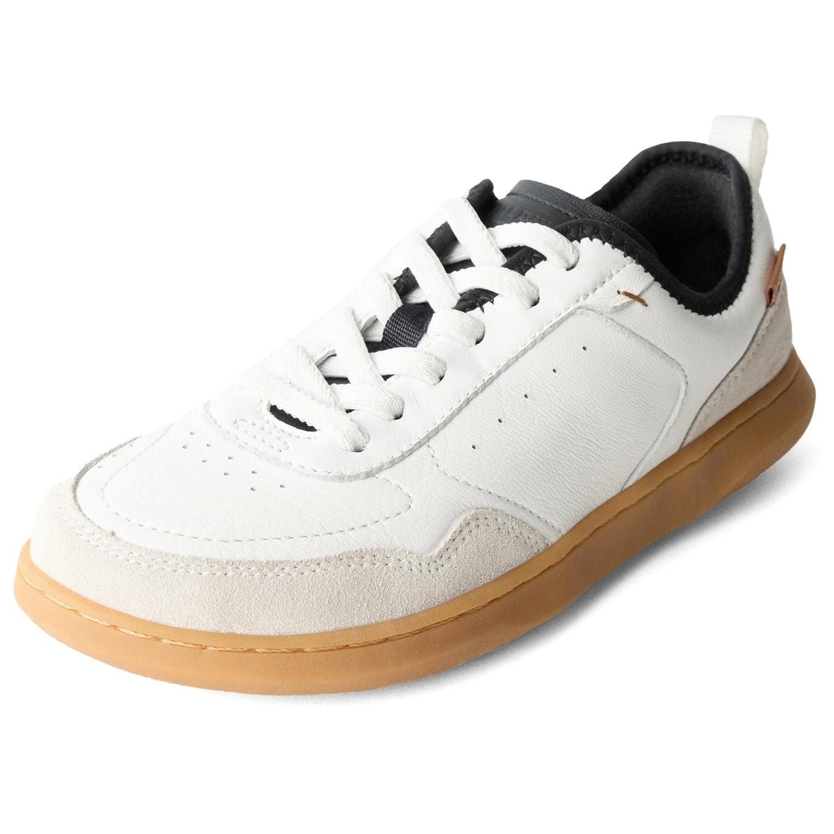 ZARA Leather Barefoot Trainers Sneakers Wt — view 4