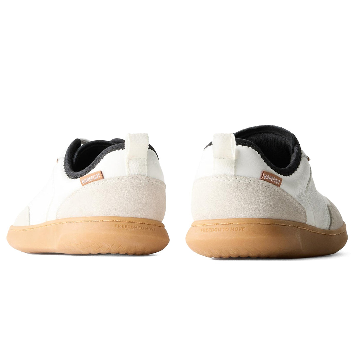ZARA Leather Barefoot Trainers Sneakers Wt — view 5