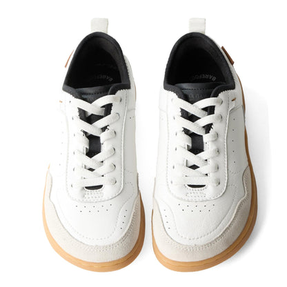 ZARA Leather Barefoot Trainers Sneakers Wt — view 3
