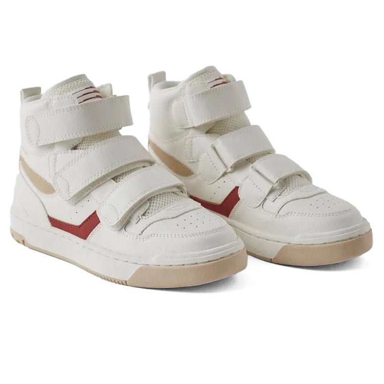 ZARA High-Top 3 Strap Sneakers Wht — view 2