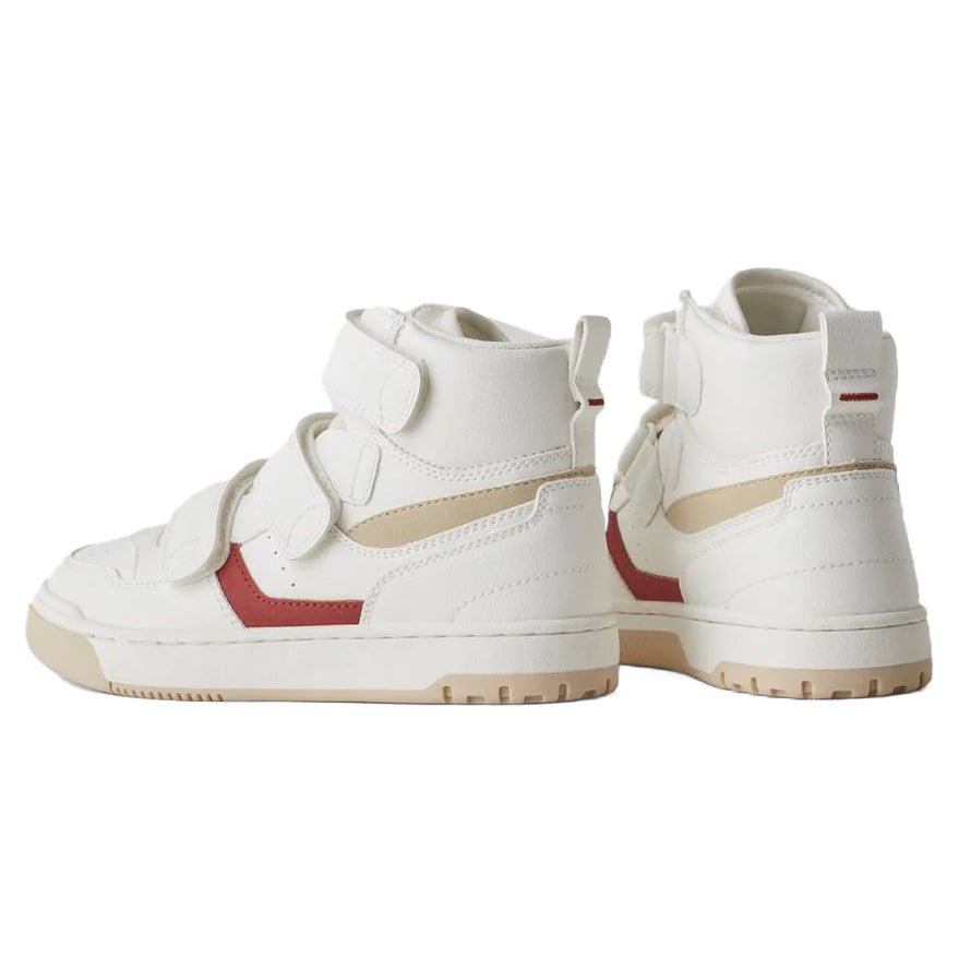 ZARA High-Top 3 Strap Sneakers Wht — view 4