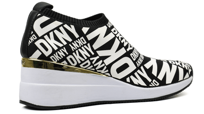 DKNY PARKS Logo Printed Heeled Slip-On S — view 3