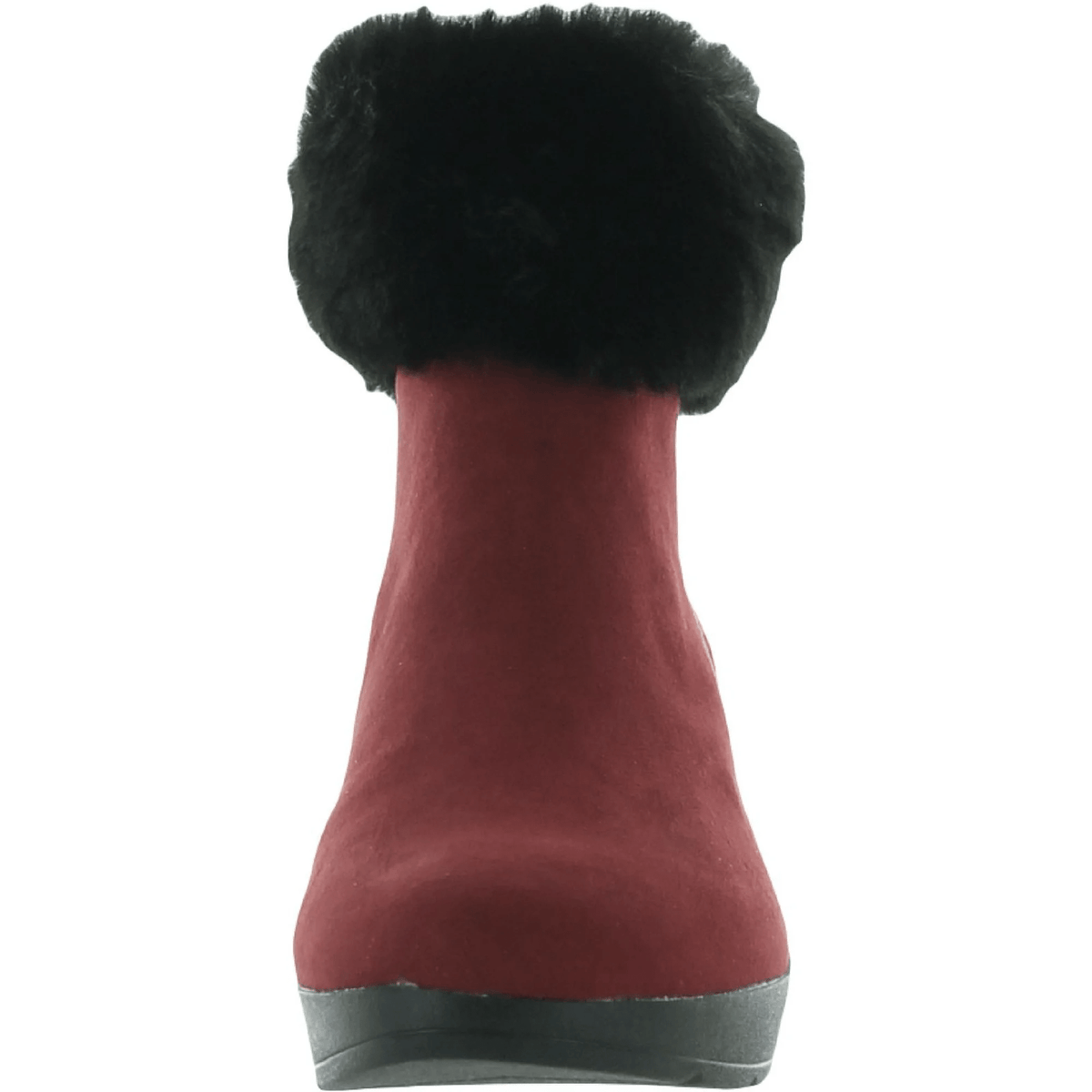DKNY Womens Abri Faux Suede Faux Fur Booties — view 4