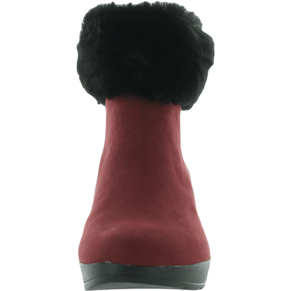 DKNY Womens Abri Faux Suede Faux Fur Booties — view 4
