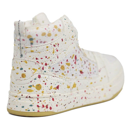 ZARA Graffiti Hitop Multicolor Shoes — view 3