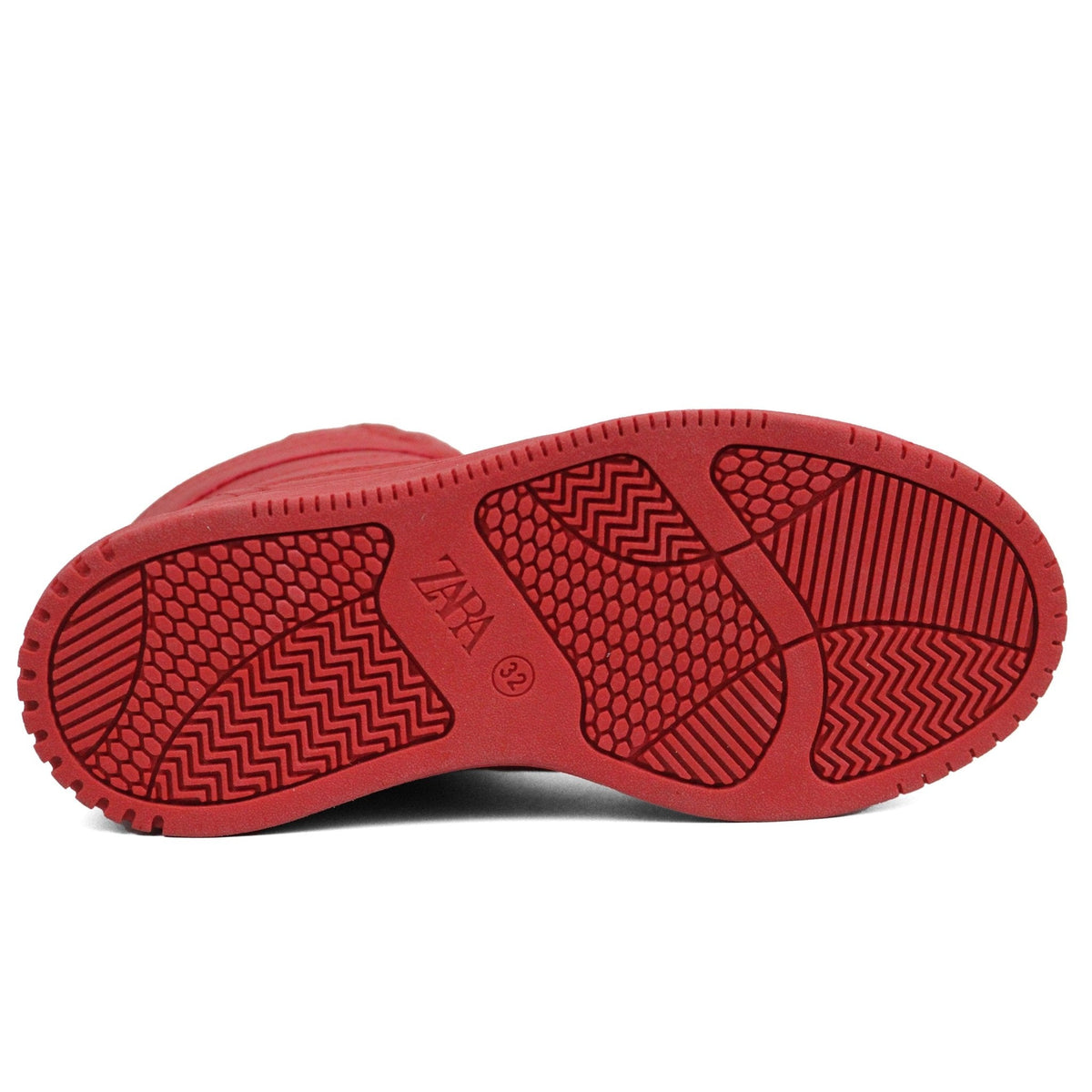 ZARA Graffiti High-Top legend Red Sneakers — view 5