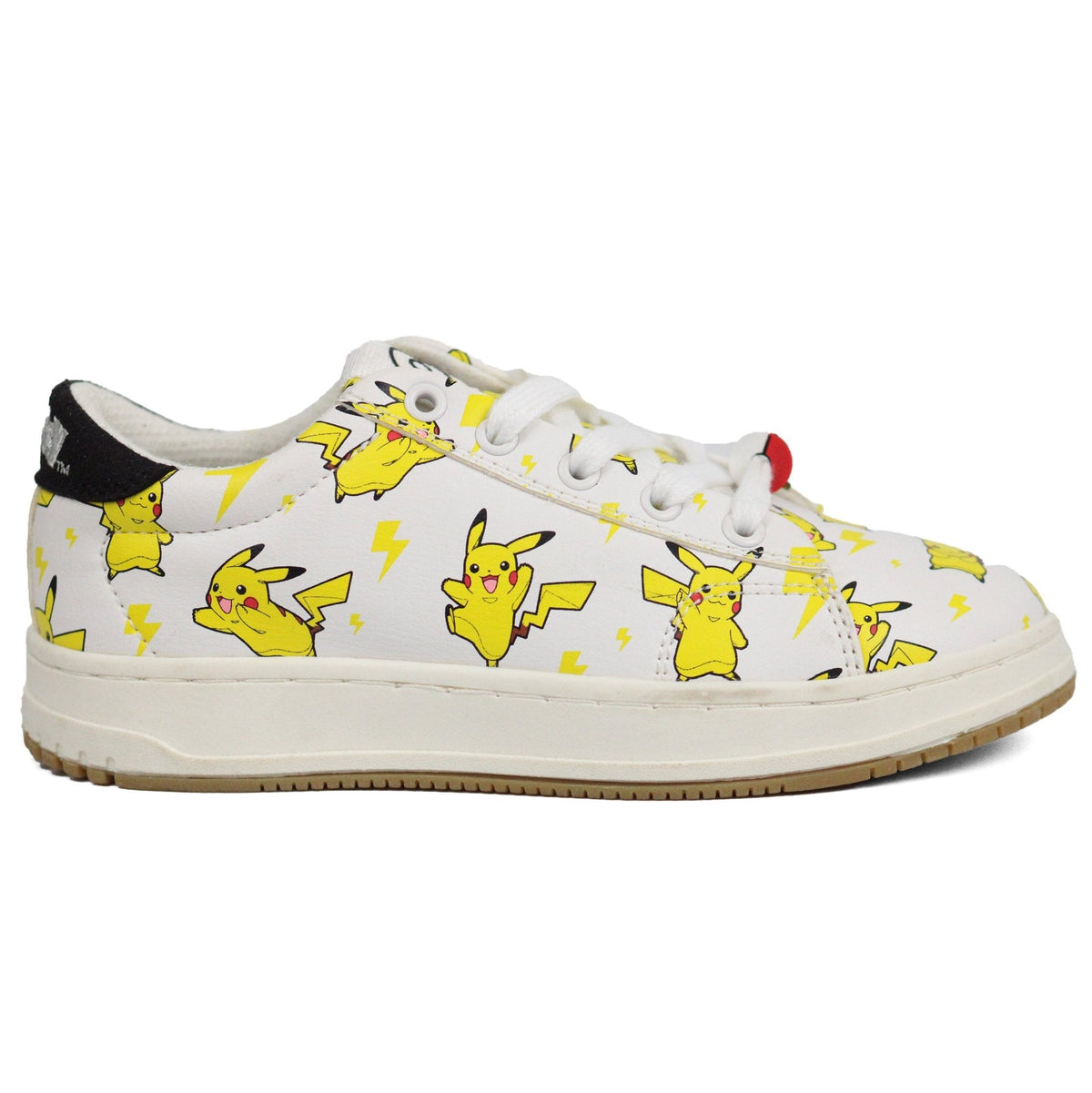 ZARA Leather Pokemon White Sneakers — view 1