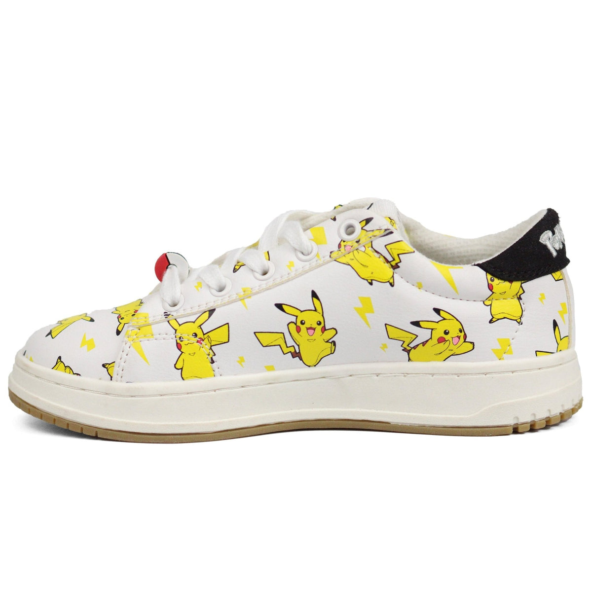 ZARA Leather Pokemon White Sneakers — view 4