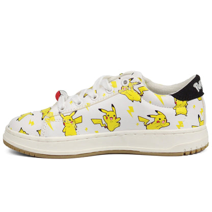 ZARA Leather Pokemon White Sneakers — view 4