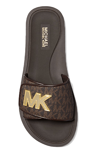 Michael Kors Palmer Ombré Signature Logo Slide — view 3