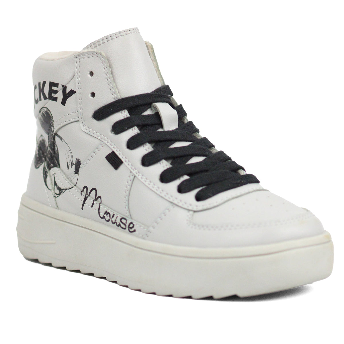 ZARA Graffiti High-Top Mickey Mouse Sneakers Ltgy — view 2