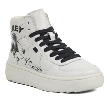 ZARA Graffiti High-Top Mickey Mouse Sneakers Ltgy — view 2