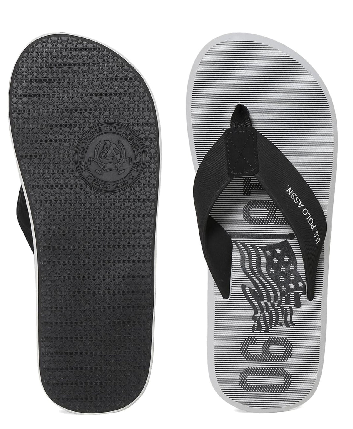 U.S. Polo Assn. Men V-Strap Logo Marinos 2.0 Flip Flops — view 3