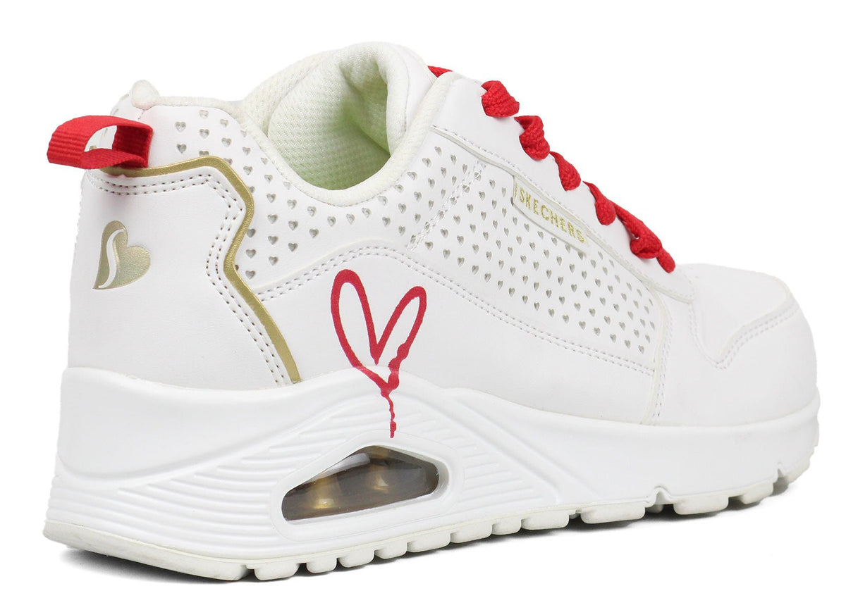 Skechers UNO Love Hearted Women's Trainers — view 3