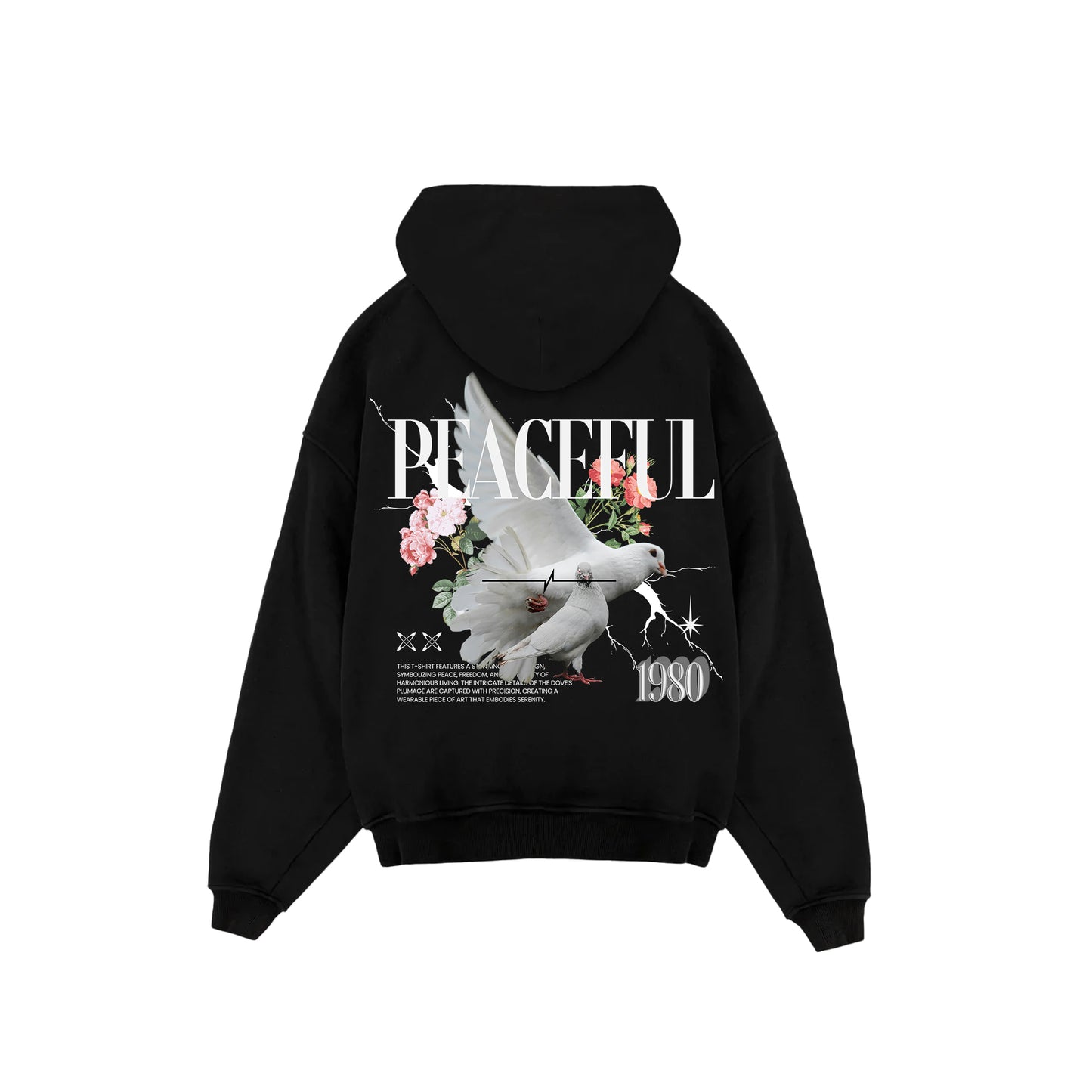 "Peaceful" Oversized Hoodie