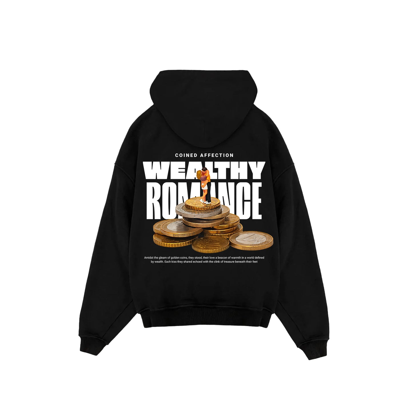 "Wealthy Romance" Oversized Hoodie