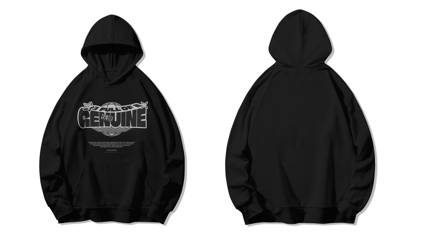 Streetwear Genuine Oversized Hoodie