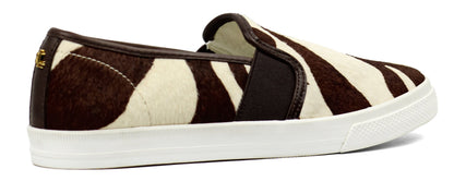 RALPH LAUREN Jinny Faux-Leather Trainer — view 3