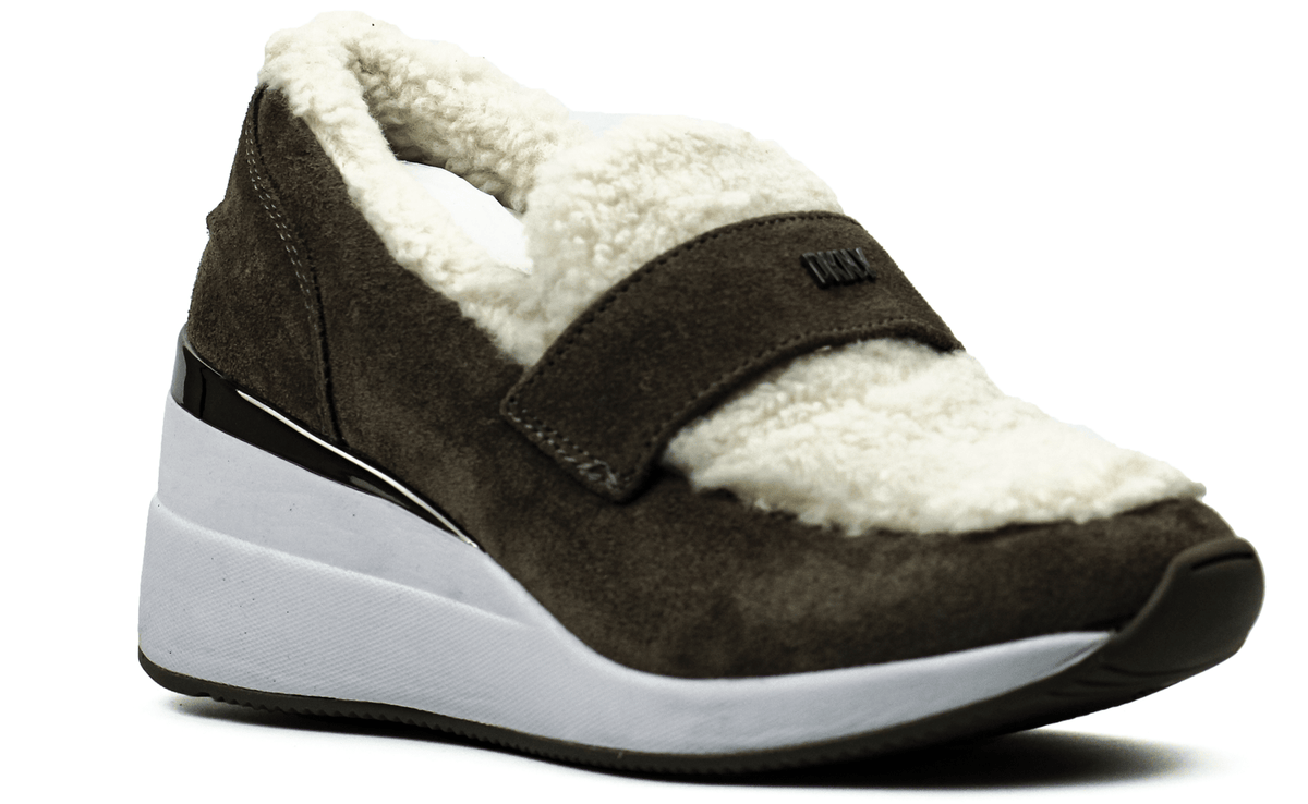 DKNY furWedge Knit Sneaker — view 2