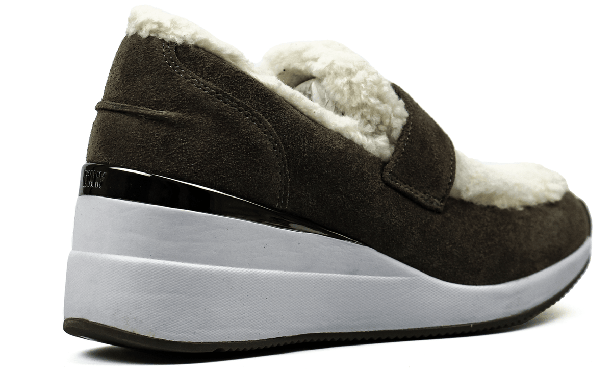 DKNY furWedge Knit Sneaker — view 3