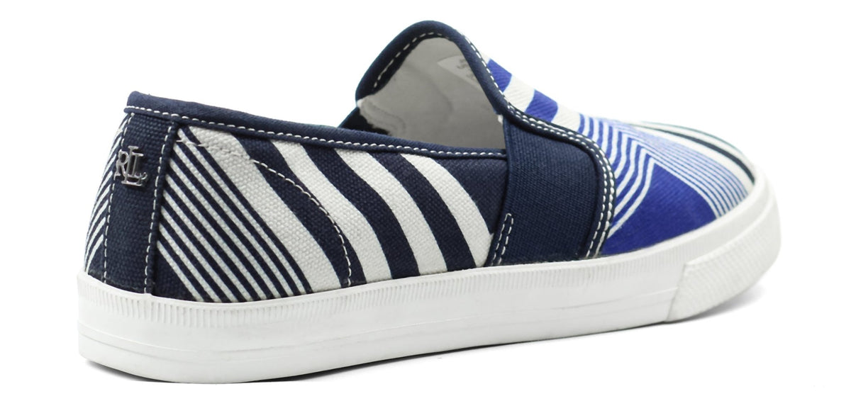 RALPH LAUREN Jinny Faux-Leather Trainer — view 3
