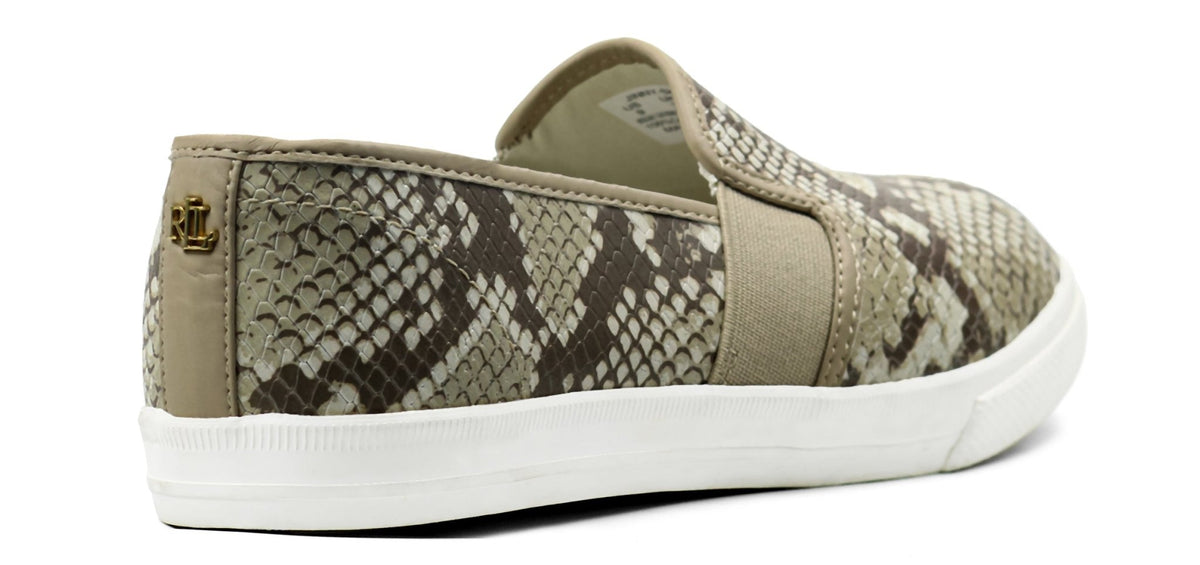 RALPH LAUREN Jinny Faux-Leather Trainer — view 3