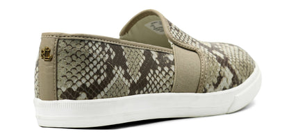 RALPH LAUREN Jinny Faux-Leather Trainer — view 3