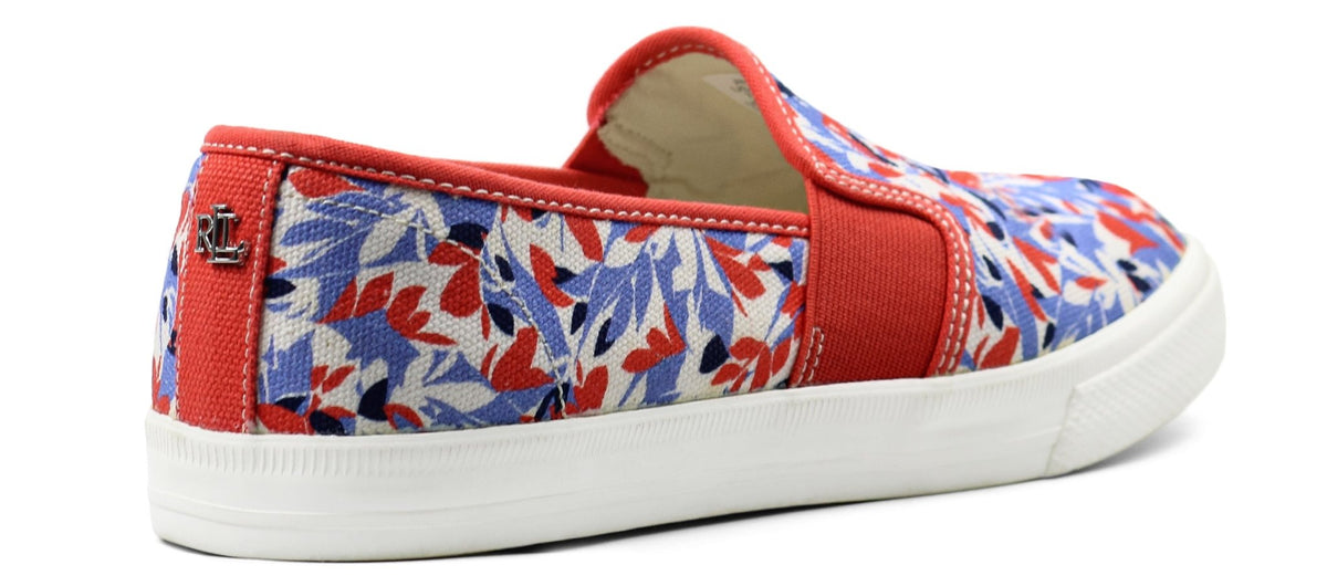 RALPH LAUREN Jinny Faux-Leather Trainer — view 3