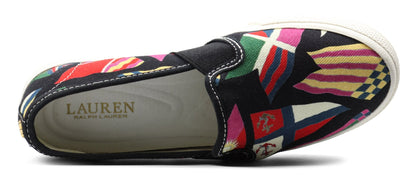 RALPH LAUREN Jinny Faux-Leather Trainer — view 4