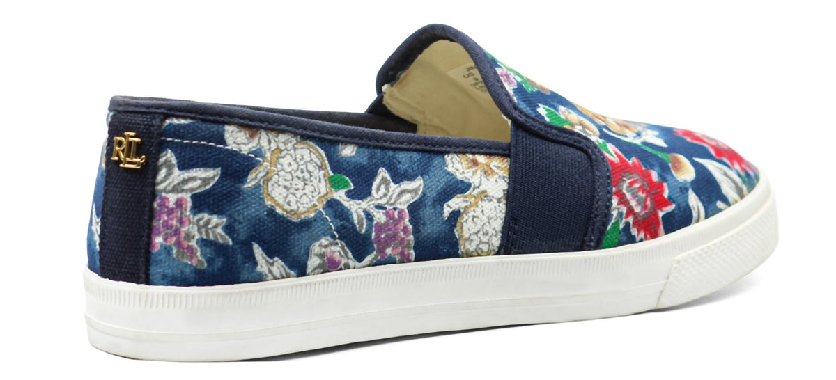 RALPH LAUREN Jinny Faux-Leather Trainer — view 3